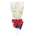 Vanilla Snowman Lollipop